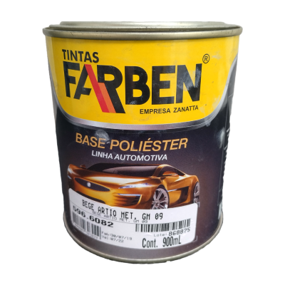 596.6082 - Poliéster Bege Artio MET GM 09 - 900 ml - Farben