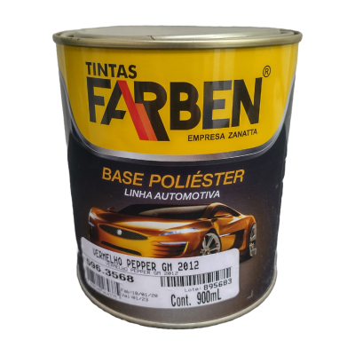 596.3568 - Poliéster Vermelho Pepper GM 2012 - 900 ml - Farben
