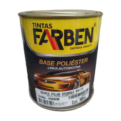 596.1068 - Poliéster Branco Polar Hundai 09/19 - 900 ml -  Farben