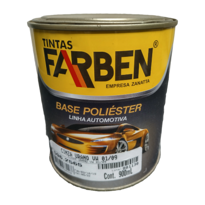 596.2565 - Poliéster Cinza Urano VW 01/09 - 900 ml - Farben