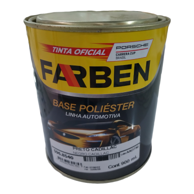 596.8540 - Poliéster Preto Cadillac - 900 ml - Farben