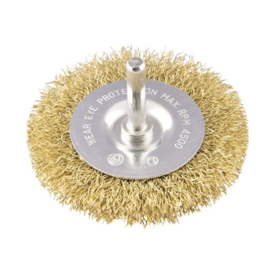 Escova de Aço Circular 4 x 1/2" - Haste de 1/4" - Vonder