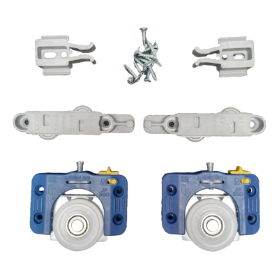 Kit Roldana Porta Correr JP360 40 R = RO62 Sobrepor - Joelini