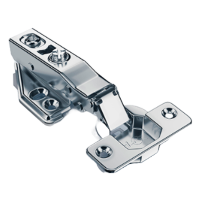 Dobradiça Reta com Amortecedor - Calço Fixo - HD