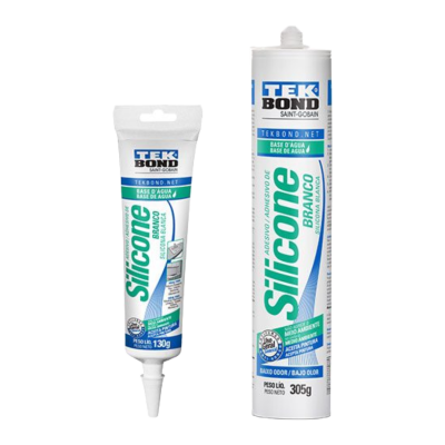 Silicone Base d'água Branco - Tek Bond
