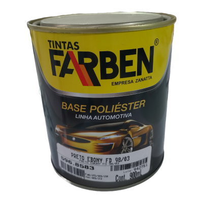 596.8583 – Poliéster Preto Ebony Ford 98/03 – 900 ml – Farben