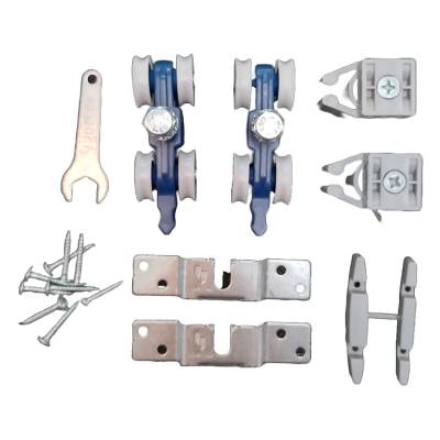 Kit Roldana para Porta Passagem Suporte de Topo - JP700